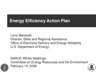 Energy Efficiency Action Plan