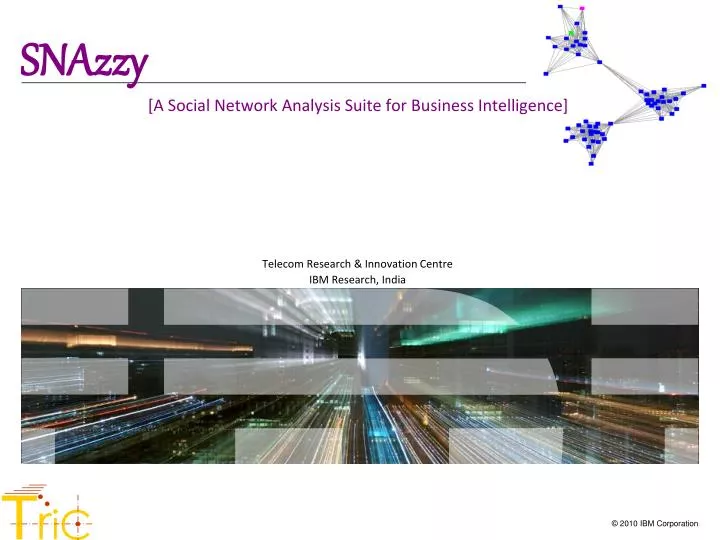 a social network analysis suite for business intelligence