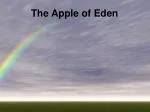 The Apple of Eden - slide 1