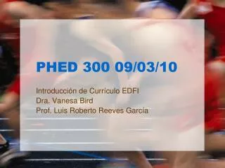 phed 300 09 03 10