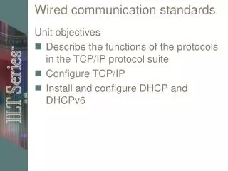 Wired communication standards