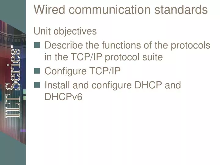 wired communication standards