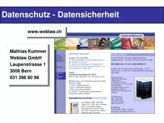 datenschutz datensicherheit