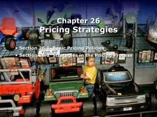 Chapter 26 Pricing Strategies