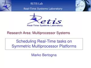 Scheduling Real-Time tasks on Symmetric Multiprocessor Platforms