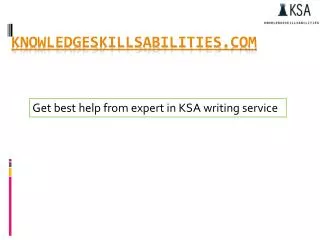Get best help from expert in KSA writing service
