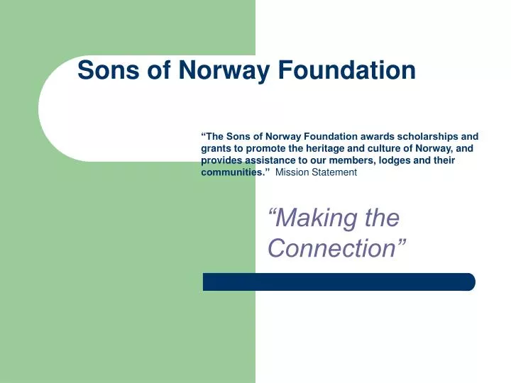 sons of norway foundation