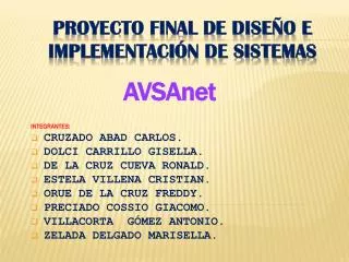 proyecto final de dise o e implementaci n de sistemas