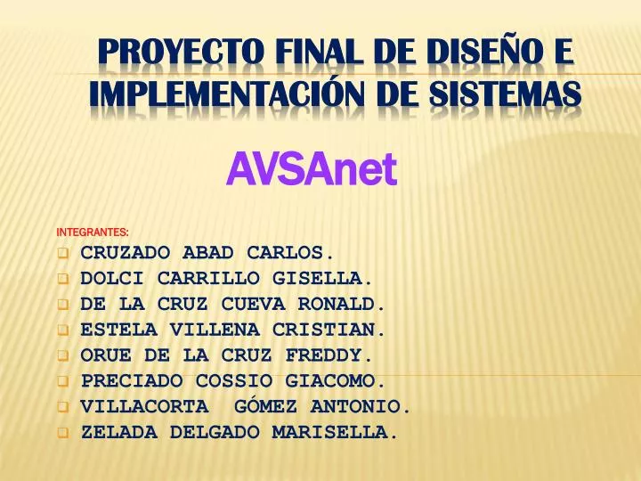 proyecto final de dise o e implementaci n de sistemas