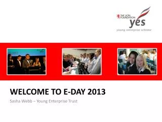 Welcome to e-day 2013