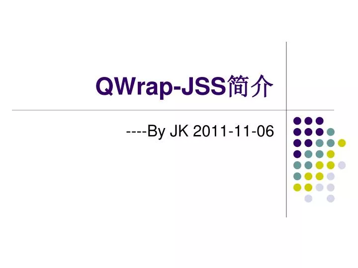 qwrap jss