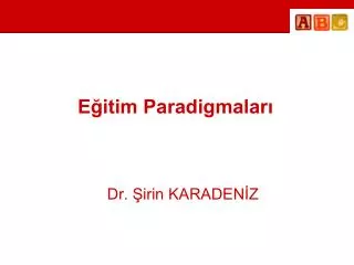 e itim paradigmalar
