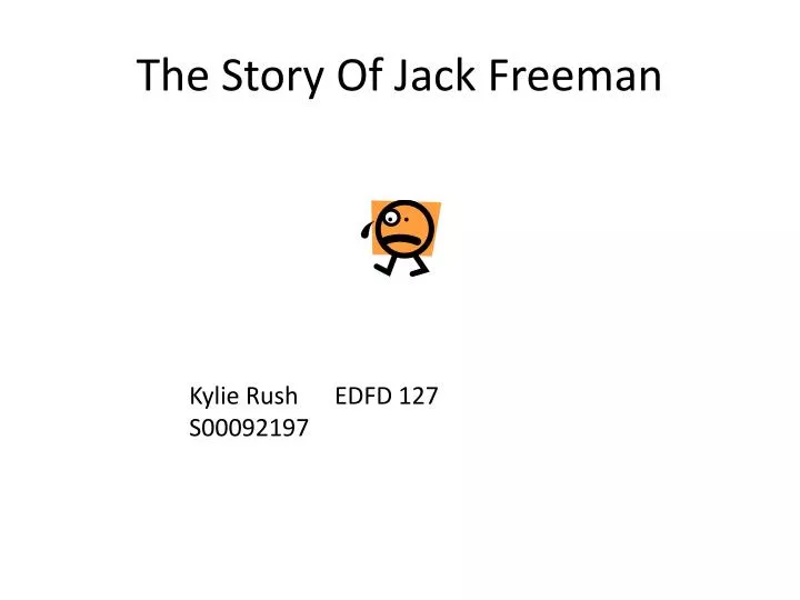 the story of jack freeman