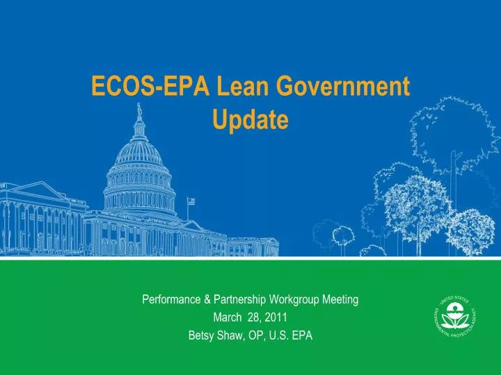 ecos epa lean government update