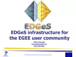 EDGeS infrastructure for the EGEE user community