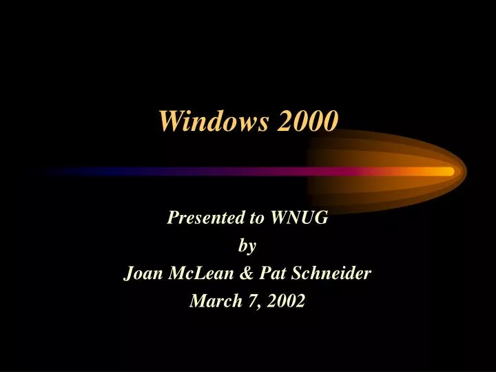 windows 2000