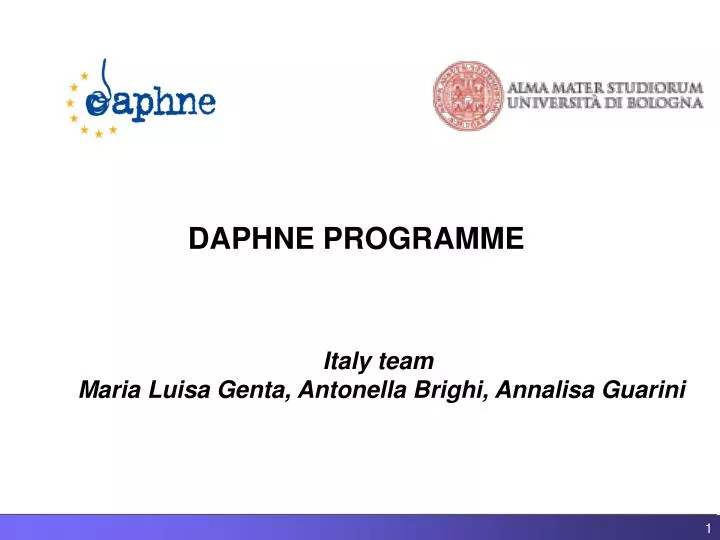 daphne programme