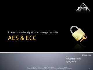 pr sentation des algorithmes de cryptographie