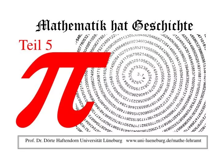 mathematik hat geschichte