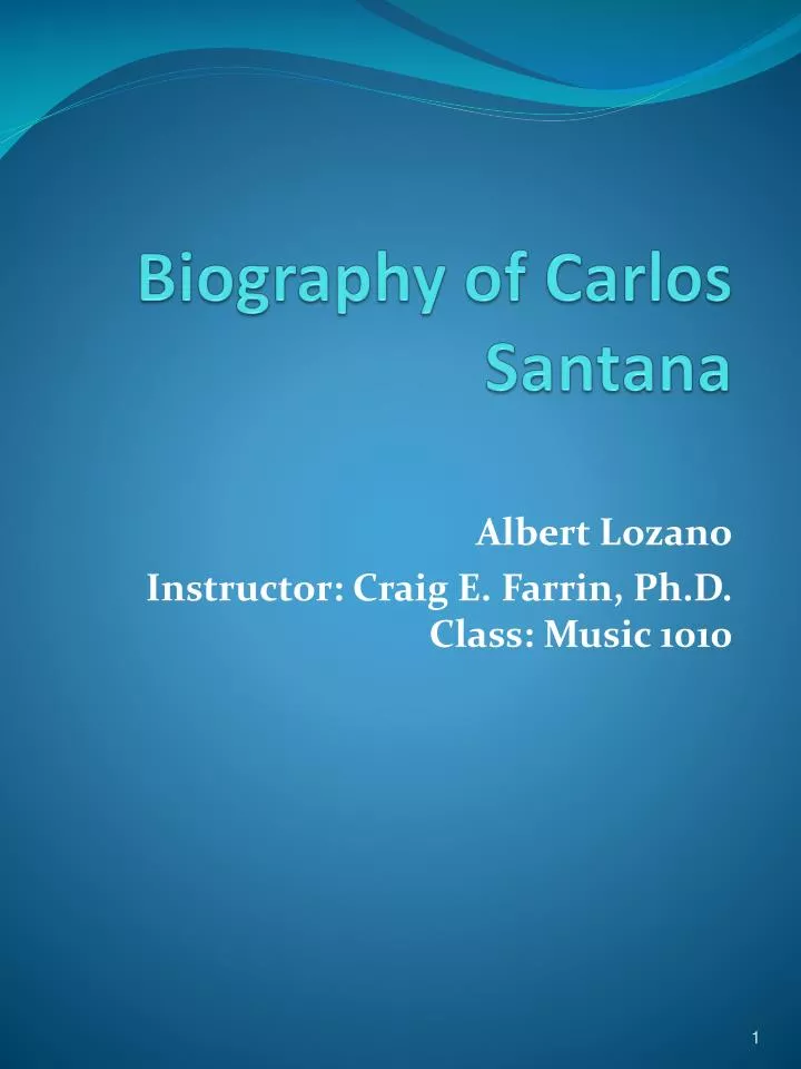 biography of carlos santana