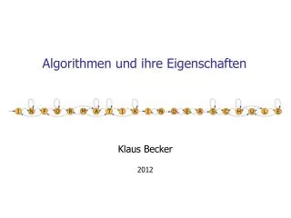 algorithmen und ihre eigenschaften