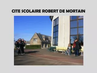 cite scolaire robert de mortain