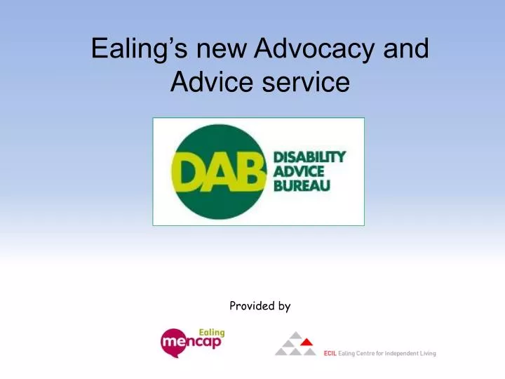 ealing s new advocacy and advice service