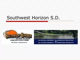 Southwest Horizon S.D.