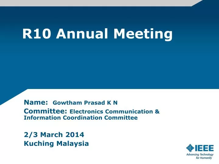 r10 annual meeting