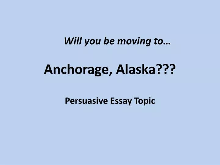 anchorage alaska