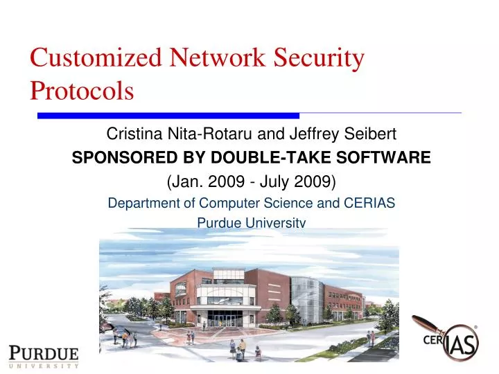 customized network security protocols