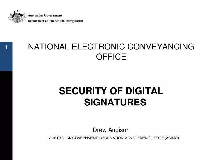 national electronic conveyancing office