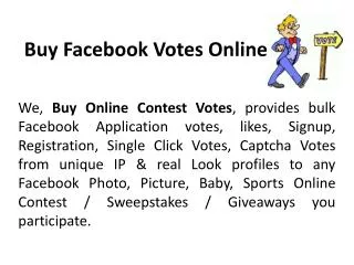 buy facebook votes online