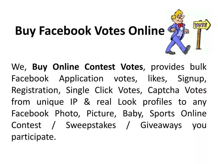 buy facebook votes online