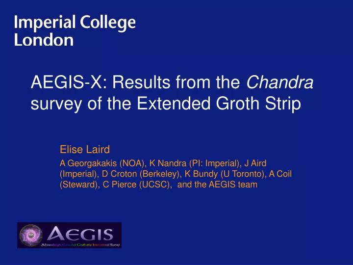 aegis x results from the chandra survey of the extended groth strip