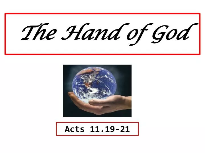the hand of god