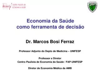 economia da sa de como ferramenta de decis o