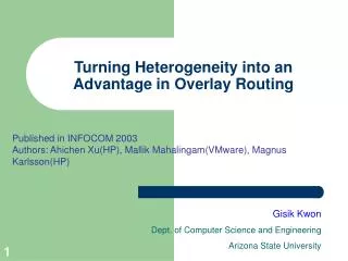 Turning Heterogeneity into an Advantage in Overlay Routing