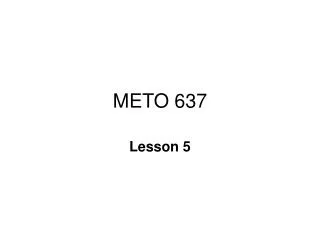 METO 637