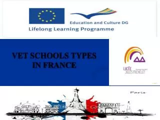 VET SCHOOLS TYPES IN FRANCE