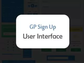 GP Sign Up User Interface
