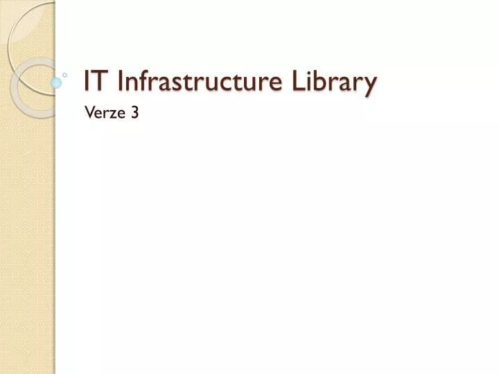 it infrastructure library