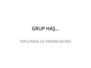 grup ha