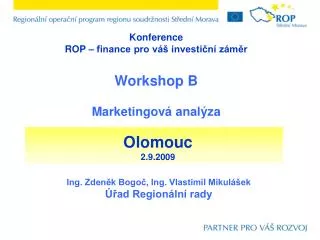 konference rop finance pro v investi n z m r workshop b marketingov anal za