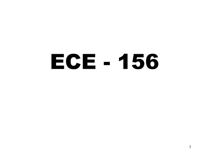 ece 156