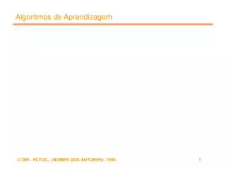 algor tmos de aprendizagem