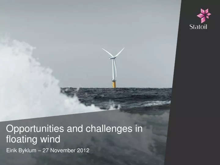 opportunities and challenges in floating wind