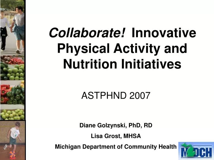collaborate innovative physical activity and nutrition initiatives