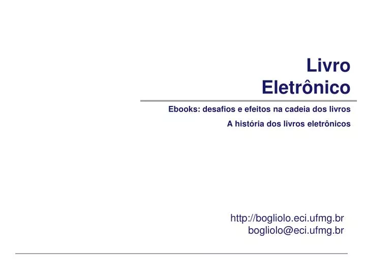 livro eletr nico