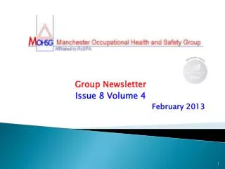 Group Newsletter Issue 8 Volume 4 February 2013
